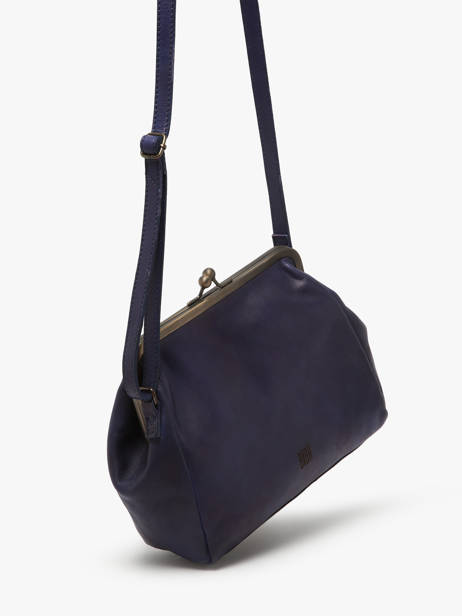 Cross Body Tas Heritage Leder Biba Rood heritage BT22 ander zicht 2